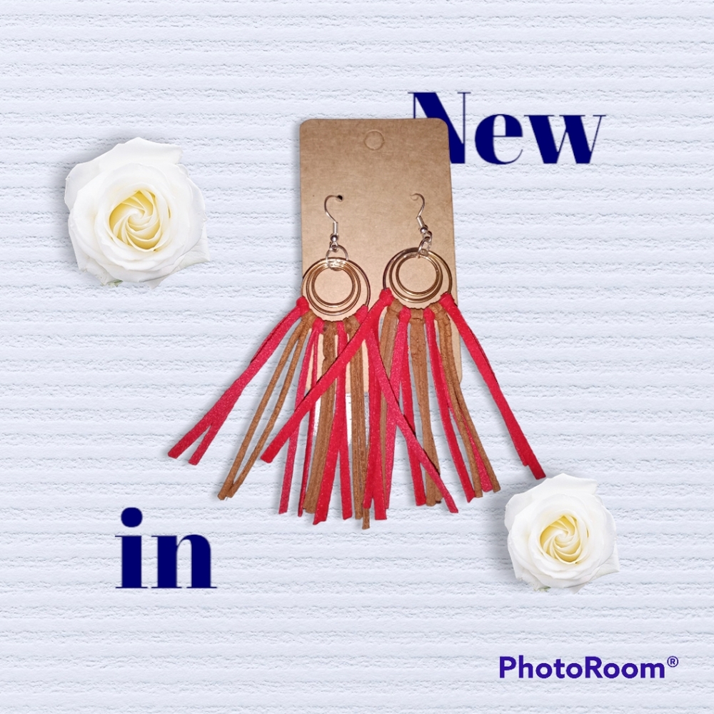 Handmade Leather Earrings